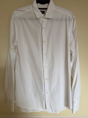 Lanvin White Men's Dress Shirt - Classic Collar